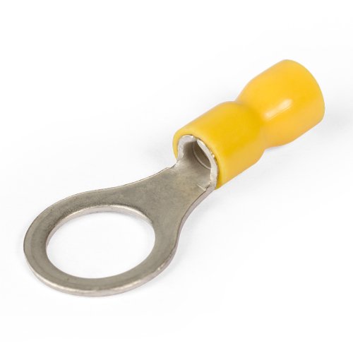 Наконечник кольцевой изолированный НКИ под сечение провода 4-6мм КВТ (отверстие ø10мм) картинка